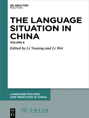 cover image of The Language Situation in China, Volume 6